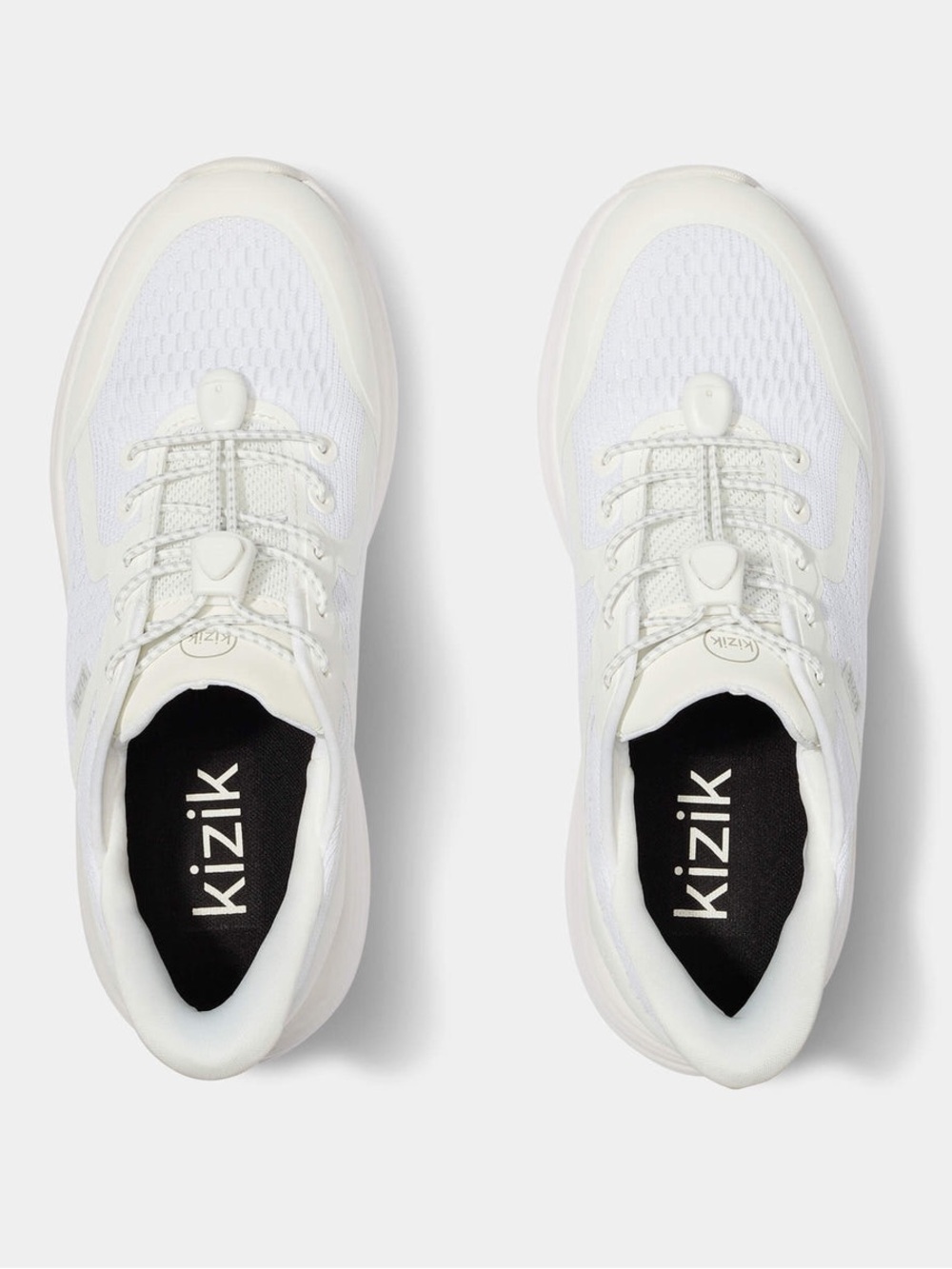 Kizik Women’s White Knit Lightweight London Slip-On Sneakers